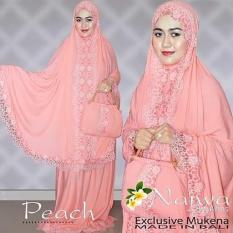 MUKENA NAJWA PEACH BY ARINS - MUKENA BALI - MUKENA CANTIK
