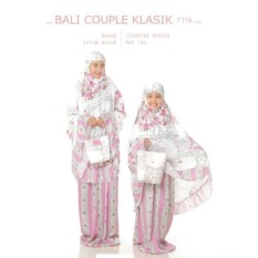 Mukena Pasangan / Couple Katun Adem Ibu Dan Anak Warna Pink