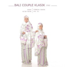 Mukena Pasangan / Couple Katun Adem Ibu Dan Anak Warna Ungu