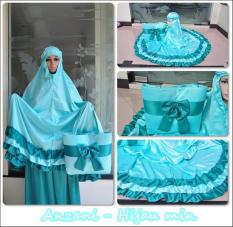 MUKENA SATIN ANZANI (HIJAU MIN)