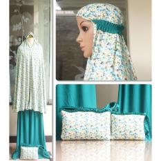 Mukena Spandek Anak Vero Super Elegan - Toska