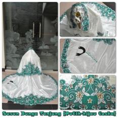 MUKENA SUSUN BUNGA TANJUNG (PUTIH TOSCA)