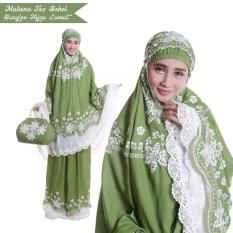 MUKENA TELEKUNG RUKUH EXCLUSIVE HANTARAN KADO BORDIR NIKAH HIJAU LUMUT