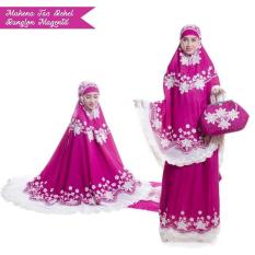 MUKENA TELEKUNG RUKUH EXCLUSIVE HANTARAN KADO NIKAH BORDIR PINK MAGENT