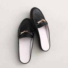 Ekspor nomor tidak lengkap Kulit asli sepatu wanita cuci gudang Merek Harga spesial pabrik Penanganan Produk Asli barang sisa diskon hijab Sepatu sandal wanita