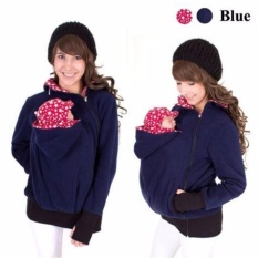 Multi 3 IN 1 Wanita Hoodie-shirt Induk Kanguru Sweatshirts Musim Gugur Musim Dingin Bayi Membawa Mantel Ibu-Intl