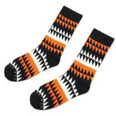 Pria Wanita Warna Happy Cotton Socks Desain Fashion Gaun Pria Kaus Kaki Wanita-Intl