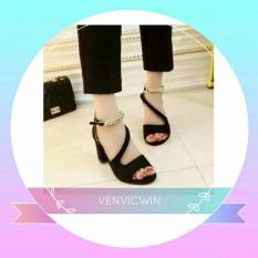 Murah Meriah Heels Gelang AC 32 Hitam