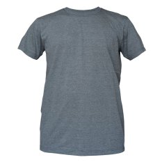 Muscle Fit Kaos Polos T-shirt O-neck Lengan pendek Cotton - Misty Abu