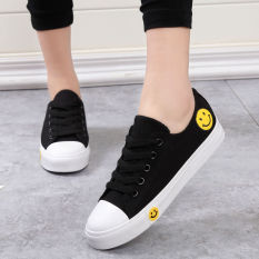 Sepatu Kanvas Musim Panas Anak Perempuan Sepatu Kets Putih Musim Semi Remaja