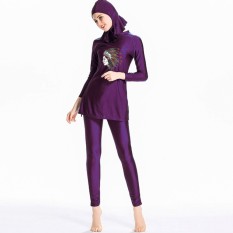 Muslim Swimwear for Women Girls Modest Islamic Hijab Burkini Swimsuits With Hijab