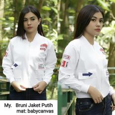 My Jaket Bruni Jaket Putih