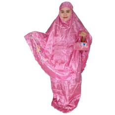 Nabawi Mukena Parasit Pita Lukis Jumbo - Pink