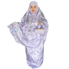 Nabawi Mukena Parasit Pita Lukis Jumbo - Ungu Muda