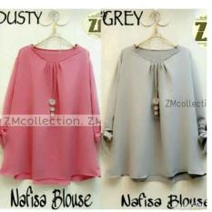 Nafisa Blouse Bahan Twiscone Fit L (Tanpa Accesories)