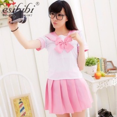 Naughty Gadis Sekolah Jepang Sailor Seragam Wanita Cosplay Anime Kostum (Tidak Termasuk Stoking)-Internasional