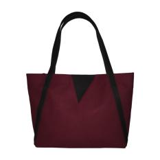 Nava Tote Bag Triangle Top - Merah