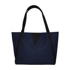 Nava Tote Bag Triangle Top - Navy
