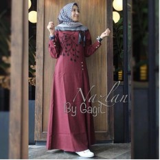 Baju wanita/Blouse/Kemeja Wanita/Jumpsuit/Playsuit Wanita/T-Shirt/Wanita/Dress Wanita/Baju Muslim/Jumpsuit/Sweater & Cardigan Wanita Baju Tidur & Santai Wanita Tunik Wanita Jaket Denim Wanita NAZLA MAXI 1