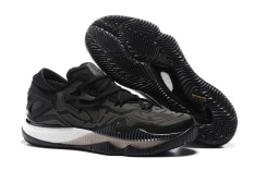 NBA Low Help Basketball Shoes Men Harden 1 Crazylight Boost 2016 Damping Good Price Top Quality - Black