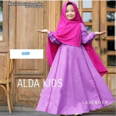NCR-Baju Muslim Anak Cewek/ Baju Gamis Anak Cewek/ Maxi Alda Kids/ Maxi Dara