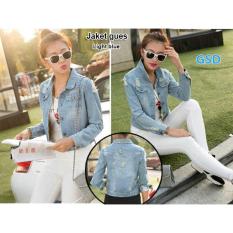 NCR - Fashion Jaket Denim Wanita / Jkt Jeans Light Blue