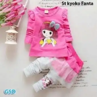 Ncr Setelan Baju Anak Cewe St Yoko Fanta