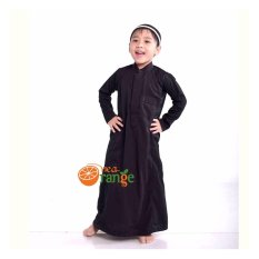 Nea Orange - Gamis Anak Laki - Hitam