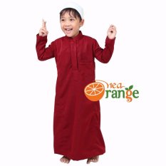 Nea Orange - Gamis Anak Laki - Merah Marun