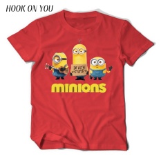 New Arrival Cute Cetakan Minion Pria T-shirt Lengan Pendek Kaus Lucu Kemeja untuk Pria 100{55e037da9a70d2f692182bf73e9ad7c46940d20c7297ef2687c837f7bdb7b002} O Katun Kausal Baju Atasan Sejuk 001 (merah) -Intl