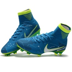 Baru Kedatangan Football Boots Pria Tinggi Ankle FG Superfly Soccer Sepatu Original Kids Outdoor Training Boots Cleats Red God Grosir -Intl