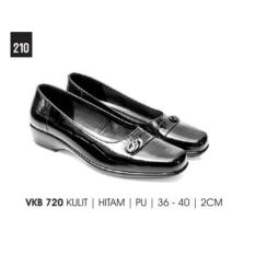 Everflow - New Arrival Sepatu Heels Wanita / Formal Wanita / Pantofel Wanita/Kulit asli hitam VKB 720 Heels 2cm
