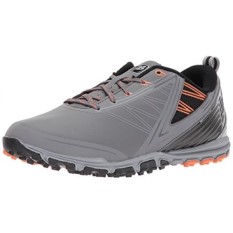 Keseimbangan Baru Mens Minimus SL Golf-Sepatu, Abu-abu/Oranye, 13 2E 2E KAMI-Internasional