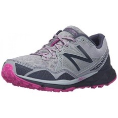 New Balance Wanita 910v3 Trail Sepatu Lari Abu-abu/Ungu, 11 B US-Intl