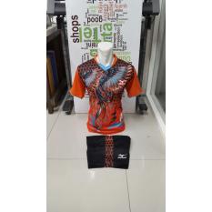 New Coming-Kostum Kaos Sepakbola Futsal Volly Takraw Bahan PE Motif Printing M L XL Plus Celana Pendek 23.25