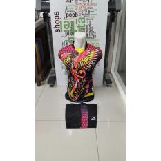 New Coming- Singlet Kostum Kaos Sepakbola Futsal Volly Takraw Bahan PE Motif Printing M L XL Plus Celana Pendek 23.27