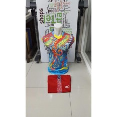 New Coming- Singlet Kostum Kaos Sepakbola Futsal Volly Takraw Bahan PE Motif Printing M L XL Plus Celana Pendek