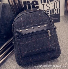 Baru Gaya Eropa Panas Women Crocodile Pattern Doctor Women Backpack 2016 Terkenal HASP Belt Bags PU Kulit Rucksack Bag-Intl