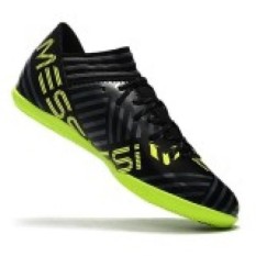 New IC Football Shoes New Football Boots Indoor Flat Bottom Men's Nemeziz Tango 17.3 Soccer Cleats Shoes Training Sports Sneakers Black Yellow 39-45 - intl