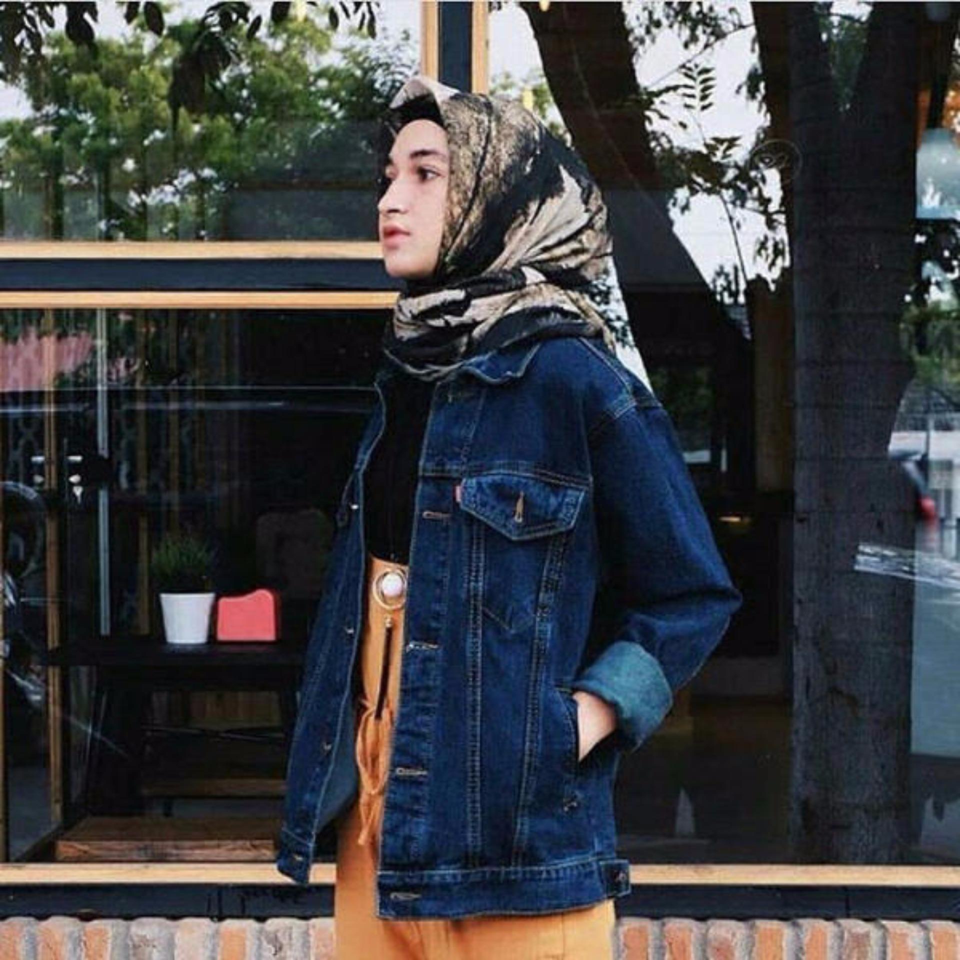 New Jaket Denim Women Oversize Original POPTASTIC