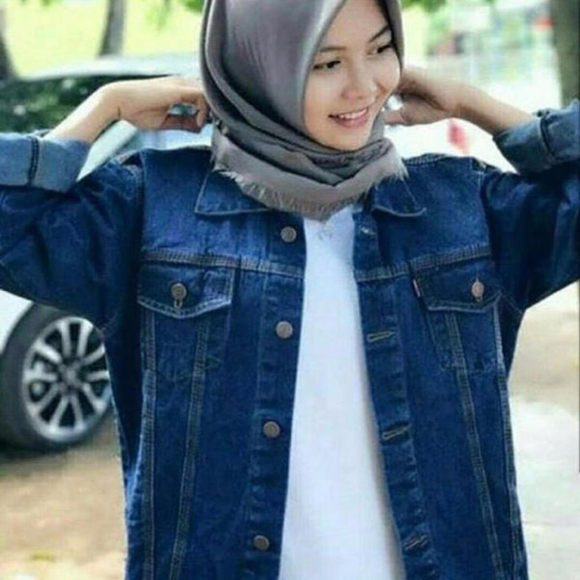 New Jaket Denim Women Oversize Original POPTASTIC