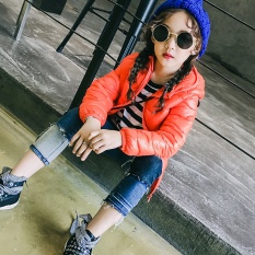 Anak Baru Musim Dingin Jaket untuk Gadis Berkerudung Hangat Down Jaket Remaja Girls Coat Anak Rok Pendek Musim Dingin Jaket Imut-Intl