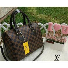 New Koleksi Terbaru Tas Tangan Wanita Lv Lois Vuitton Bandoulier Kulit Damier Monogram 25