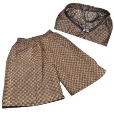 New Pria Kasual Celana Pantai Shorts Berenang Celana (Apricot)-Intl