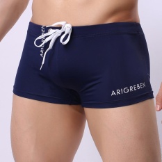 Baru Brief Boxer Pria Berenang Swim Shorts Trunks Pakaian Renang Celana NY/S-Intl