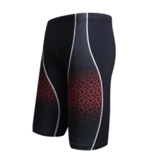 Pria Baru Lima Celana Hot Springs Renang Swimsuit Pria Fashion Swimwear Ditambah Flat Pantai Renang- INTL