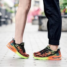 Baru Pria/wanita Light Mesh Sepatu Lari Super Marathon Cross Training Free Outdoor Bernapas Sepatu Atletik Air Menjalankan Jogging (Orange) -Intl