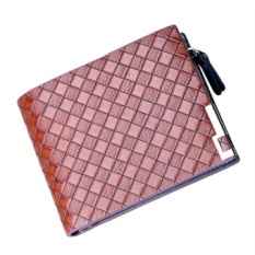 New quality casual men's short purses brand famous card holder fashion male wallets coin pocket design boy gift wallts - intl
