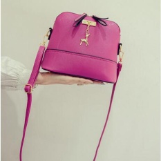 New A Women's Diagonal Tas Tas Produsen Shoulder Bag Pink-Intl