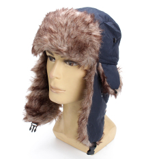 Baru Wanita Musim Dingin Pria Earflap Hangat Trapper Aviator Trooper Topi Rusia Topi Ski Angkatan Laut-Internasional